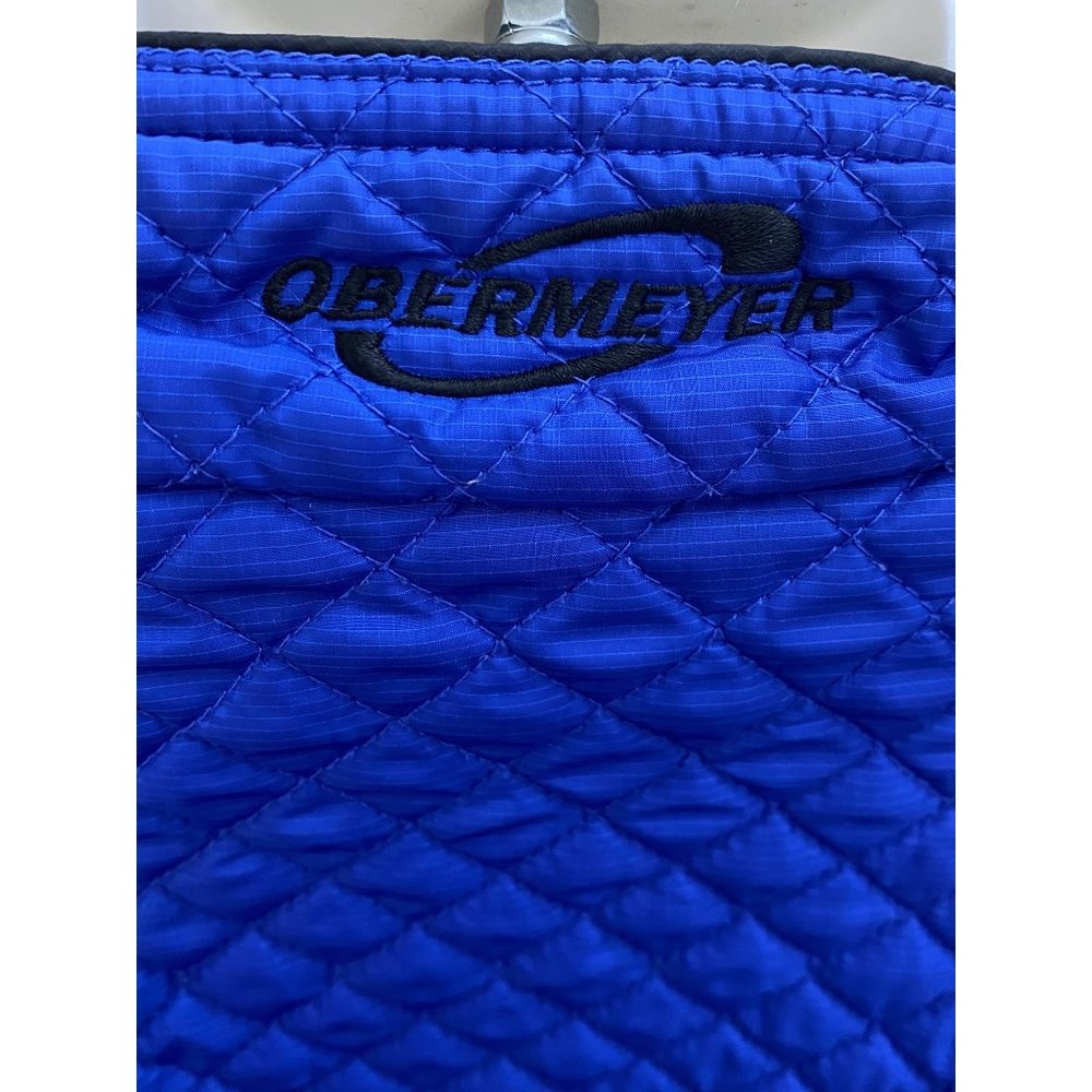 Obermeyer Quilted Puffer Jacket Reversable Size 2T? Vintage Insulated Blue Black - Picture 12 of 13